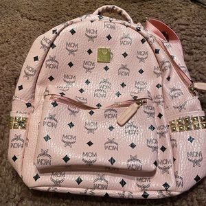 Pink MCM Backpack